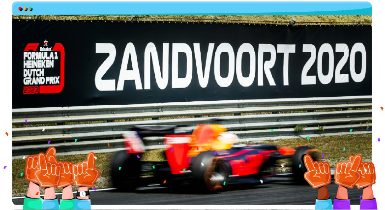 De Formule 1 Grand Prix vindt in Zandvoort plaats