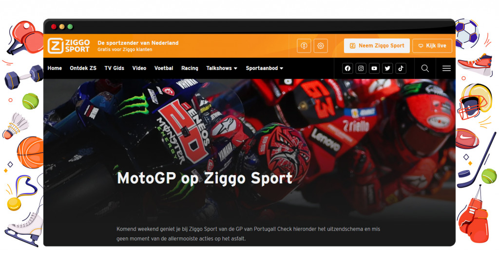 MotoGP 2023 streamen op Ziggo Sport