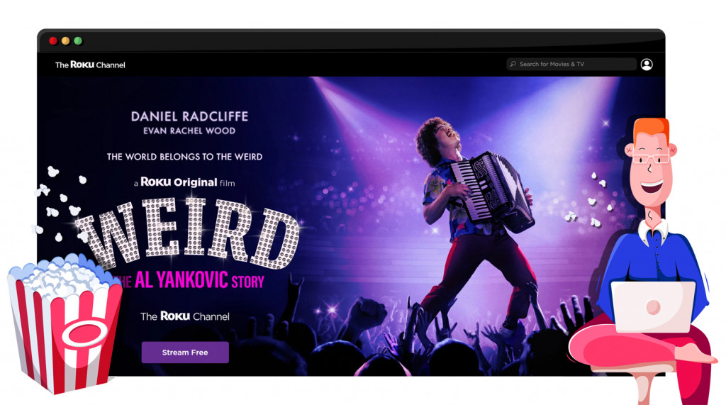 Weird: The Al Yankovic Story gratis streamen op The Roku Channel