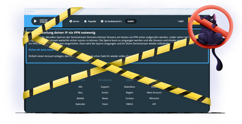 SerienStream in Deutschland gesperrt